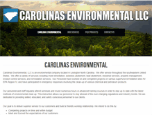Tablet Screenshot of carolinasenvironmental.com